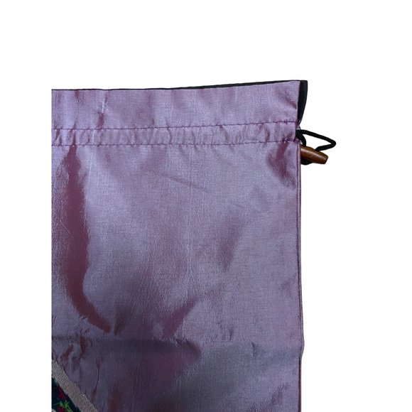 Drawstring shoe bag Jewelry bag 4 1/2" x 10" - Picture 2 of 10